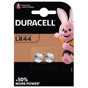 Батарейка Duracell LR44/А76/V13GA/A76, 2шт.