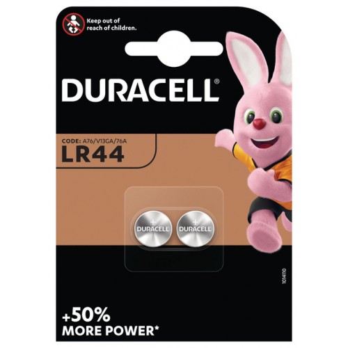 Батарейка Duracell LR44/А76/V13GA/A76, 2шт.