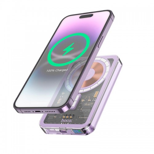 УМБ HOCO Ice Crystal magnetic fast charging power bank Q14 5000mAh |Type-C, QC/PD, 20W/3A|