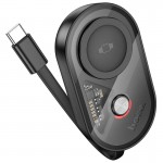 Портативний ЗП HOCO Whale power bank with wireless charger for iWatch J145 1200mAh black