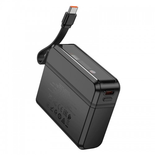 УМБ HOCO Excellent PD power bank with two-way cable 10000mAh Q38 |2Type-C/1Lightning, 20W/3A, PD/QC|