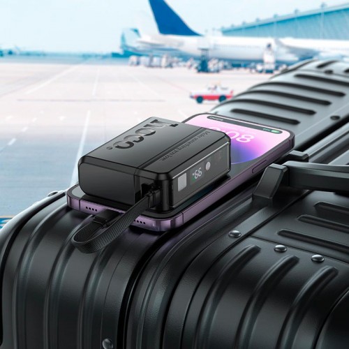 УМБ HOCO Excellent PD power bank with two-way cable 10000mAh Q38 |2Type-C/1Lightning, 20W/3A, PD/QC|