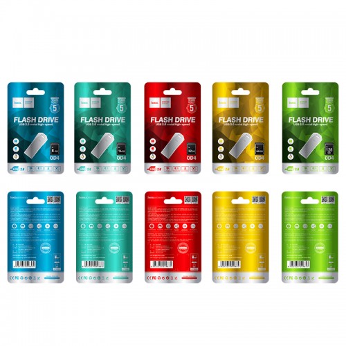 Флешка HOCO USB Flash Disk Intelligent high-speed flash drive UD4 32GB silver