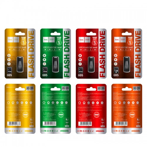 Флешка HOCO USB Flash Disk Wisdom high-speed flash drive UD5 64GB