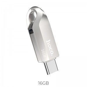 Флешка HOCO USB3. 0 Type-C OTG Flash Disk Smart drive UD8 16GB silver