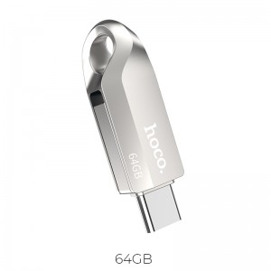 Флешка HOCO USB3. 0 Type-C OTG Flash Disk Smart drive UD8 64GB silver