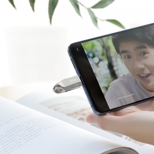 Флешка HOCO USB3. 0 Type-C OTG Flash Disk Smart drive UD8 64GB silver