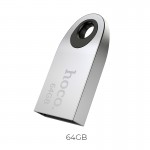 Флешка 64GB Hoco UD9 Insightful Smart Mini Car Music USB Drive silver