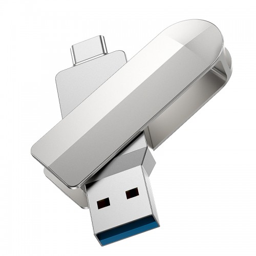 Флешка HOCO Wise USB3.0 Type-C OTG USB flash drive UD10 32GB silver