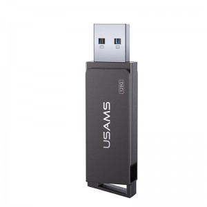 Флешка USAMS USB3.0 Rotatable High Speed Flash Drive 128GB US-ZB197 grey