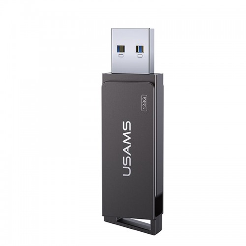 Флешка USAMS USB3.0 Rotatable High Speed Flash Drive 128GB US-ZB197 grey