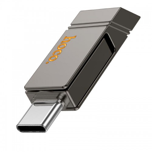 HOCO Clever USB3.2 Type-C mini flash drive (128GB) UD14 |exFAT| grey