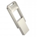Флешка 64GB Hoco UD16 Smart USB3.0 rotating USB flash drive exFA silver