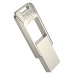 Флешка 128GB Hoco UD16 Smart USB3.0 rotating USB flash drive exFAT silver