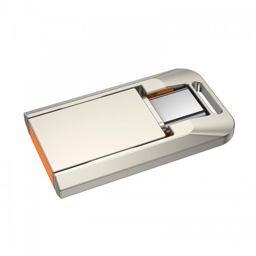 HOCO Smart USB3.0 Type-C rotating USB flash drive (64GB) UD17 |exFAT| silver