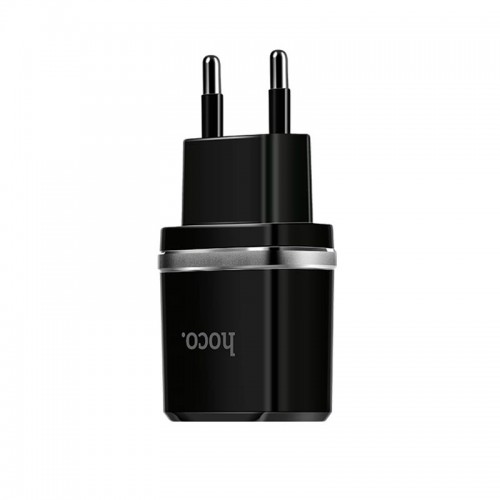 Адаптер сетевой Hoco C12 |2USB, 2.4А|