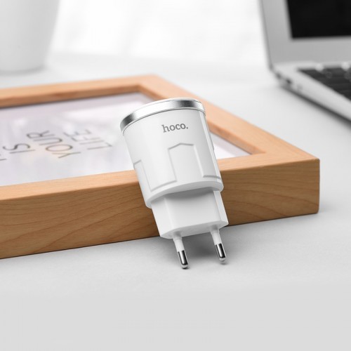 Адаптер сетевой Hoco Thunder C38A |2USB, 2.4A|