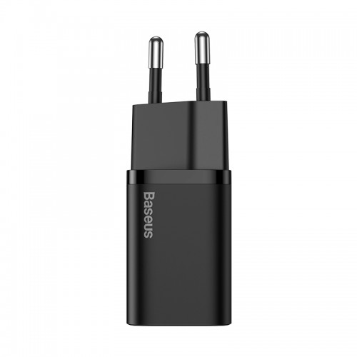 Адаптер мережевий BASEUS Super si Quick Charger |Type-C, QC/PD, 3A, 20W| (CCSUP-B03) black