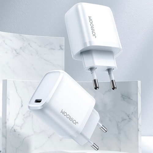 Адаптер сетевой JOYROOM Intelligent fast charger NRT-DY139E |1Type-C, QC/PD, 3A/20W|