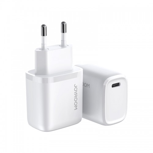 Адаптер сетевой JOYROOM Intelligent fast charger NRT-DY139E |1Type-C, QC/PD, 3A/20W|