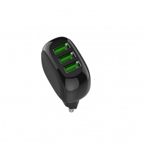 Адаптер мережевий LDNIO Micro USB Cable A3309 |3USB, 3.4A| black