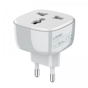 Розумна Wi-Fi розетка LDNIO WIFI SMART POWER PLUG SCW1050 |2500W, 10A, 2.4Ghz| white