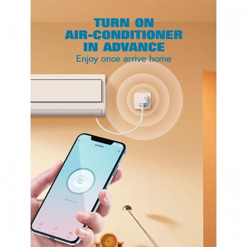 Розумна Wi-Fi розетка LDNIO WIFI SMART POWER PLUG SCW1050 |2500W, 10A, 2.4Ghz| white