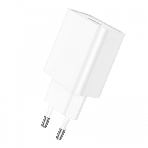 Адаптер мережевий BOROFONE Aspirer single port charger BA74A |1USB, 2.1A| white