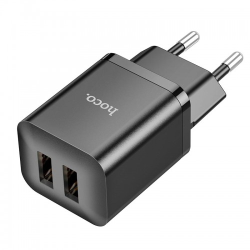 Адаптер сетевой HOCO Maker dual port charger N25 |2USB, 2.1A|