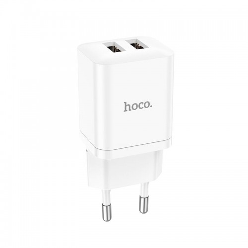 Адаптер сетевой HOCO Maker dual port charger N25 |2USB, 2.1A|