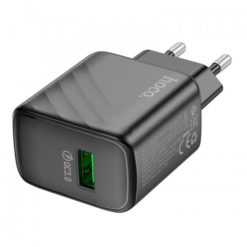 Адаптер сетевой HOCO Rich single port charger CS21A |1USB, 18W/3A, QC|