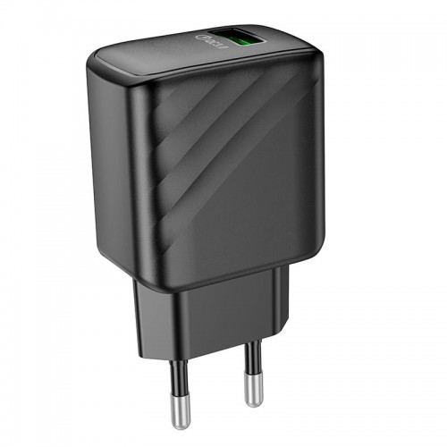 Адаптер сетевой HOCO Rich single port charger CS21A |1USB, 18W/3A, QC|