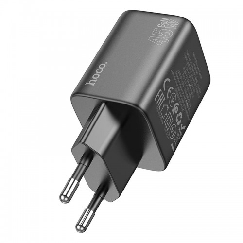 Адаптер сетевой Hoco Elogiado dual-port charger N42 |2Type-C, 45W/3A, PD/QC|