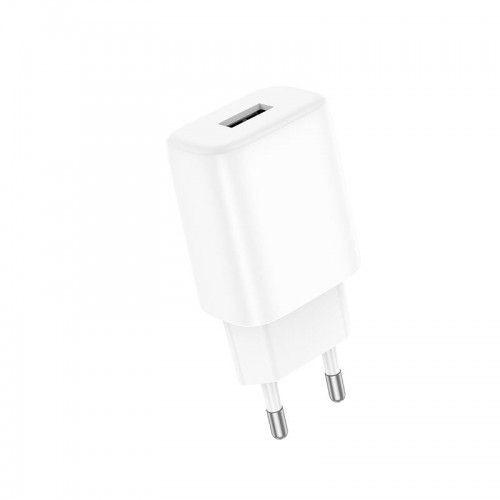 Адаптер мережевий Hoco Solid single Port charger C134A |1USB, 12W/2.4A| black