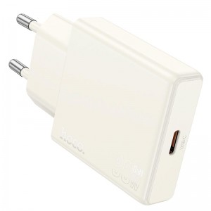 Адаптер сетевой HOCO Biscuit single port charger N44 |Type-C, QC/PD, 30W/3A|