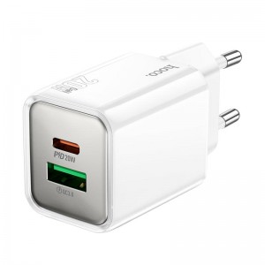 Адаптер сетевой HOCO Glorious N46 |1USB/1Type-C, 20W/3A, PD/QC|