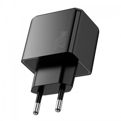 Адаптер мережевий HOCO Wish two-way charger CS16A |1Type-C/1Lightning, 20W/3A| black