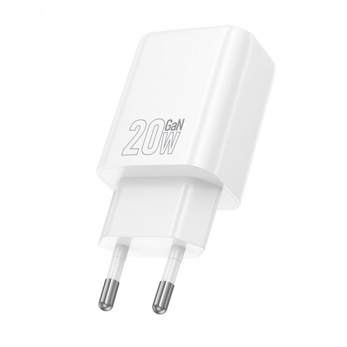 Адаптер мережевий HOCO gentle single port charger N60 |1Type-C, 20W/3A, PD/QC| black