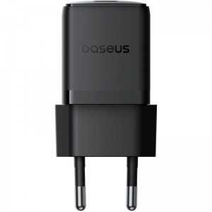 Адаптер мережевий Baseus Palm Fast Charger |1Type-C, 20W/3A, PD/QC| black