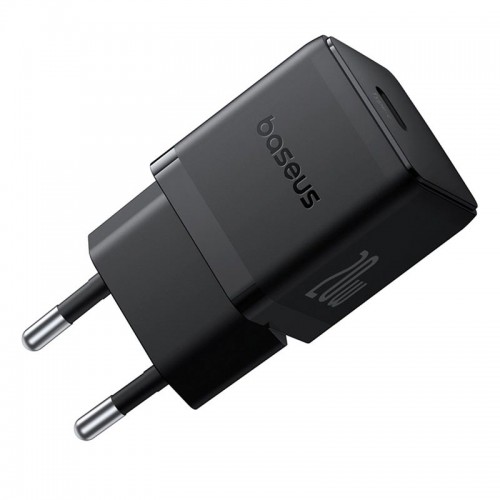 Адаптер мережевий Baseus Palm Fast Charger |1Type-C, 20W/3A, PD/QC| black