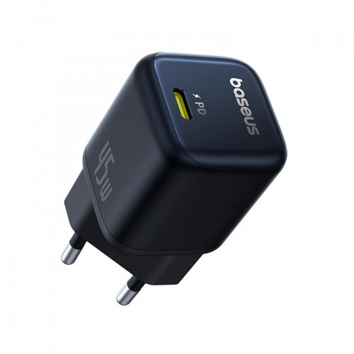 Адаптер сетевой Baseus PicoGo GaN Fast Charger |1Type-C, 45W/3A, PD/QC|