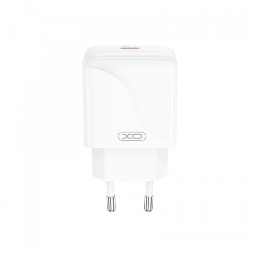 Адаптер сетевой XO Single USB-C Fast Charger L141 |20W/3A, PD/QC|