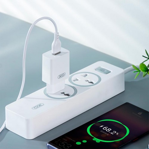 Адаптер мережний XO Home charger L99 |1USB/2.4A| white