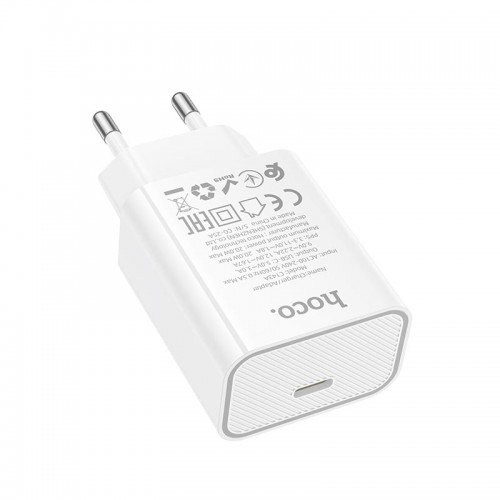 Адаптер сетевой HOCO Benefit single port charger C143A |1Type-C, 3A/20W, PD/QC|