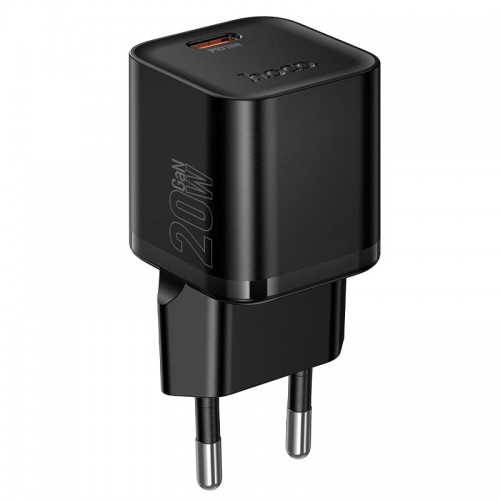Адаптер мережний HOCO Ingenious single port PD charger N64 |1Type-C, 20W/3A, PD/QC| black