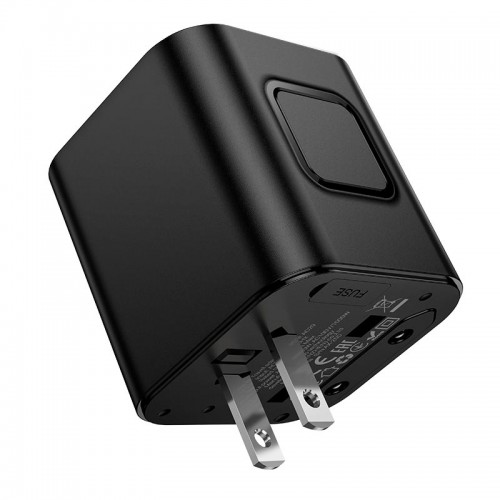 Перехідник для розеток HOCO Changer Universal conversion plug AC29 black