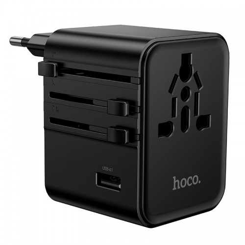 Адаптер сетевой HOCO Changer 4-port universal charger AC30 |2USB/2Type-C, 17W Max|