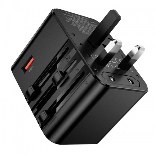 Адаптер сетевой HOCO Changer 3-port PD universal charger AC31 |1USB/2TypeC, PD/QC, 25W/3.4A|