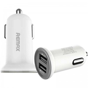 Адаптер автомобильный REMAX Mini RCC-201 |2USB, 2.1A|