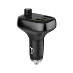 Адаптер автомобильный Ldnio с Bluetooth FM C704Q |2USB/1Type-C, PD/QC4.0, 36W| черный